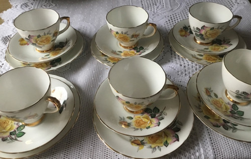 Royal stafford yellow tea - stafford,