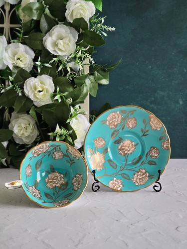 Royal stafford tea cup - stafford, saucer