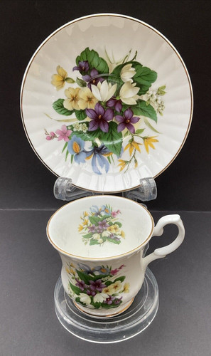 Vintage royal stafford tea cup - vintage,